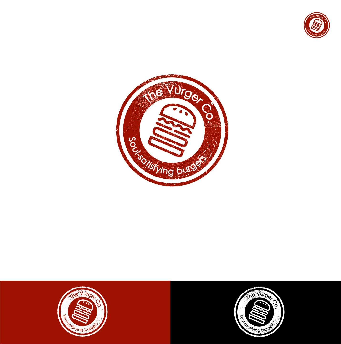 Logo Design by abc. for The Vurger Co | Design #11441768