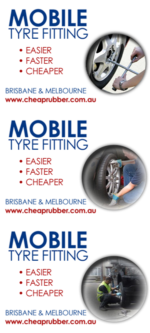 Banner Ad Design by ketoprofen for Cheap Rubber | Design: #2368605