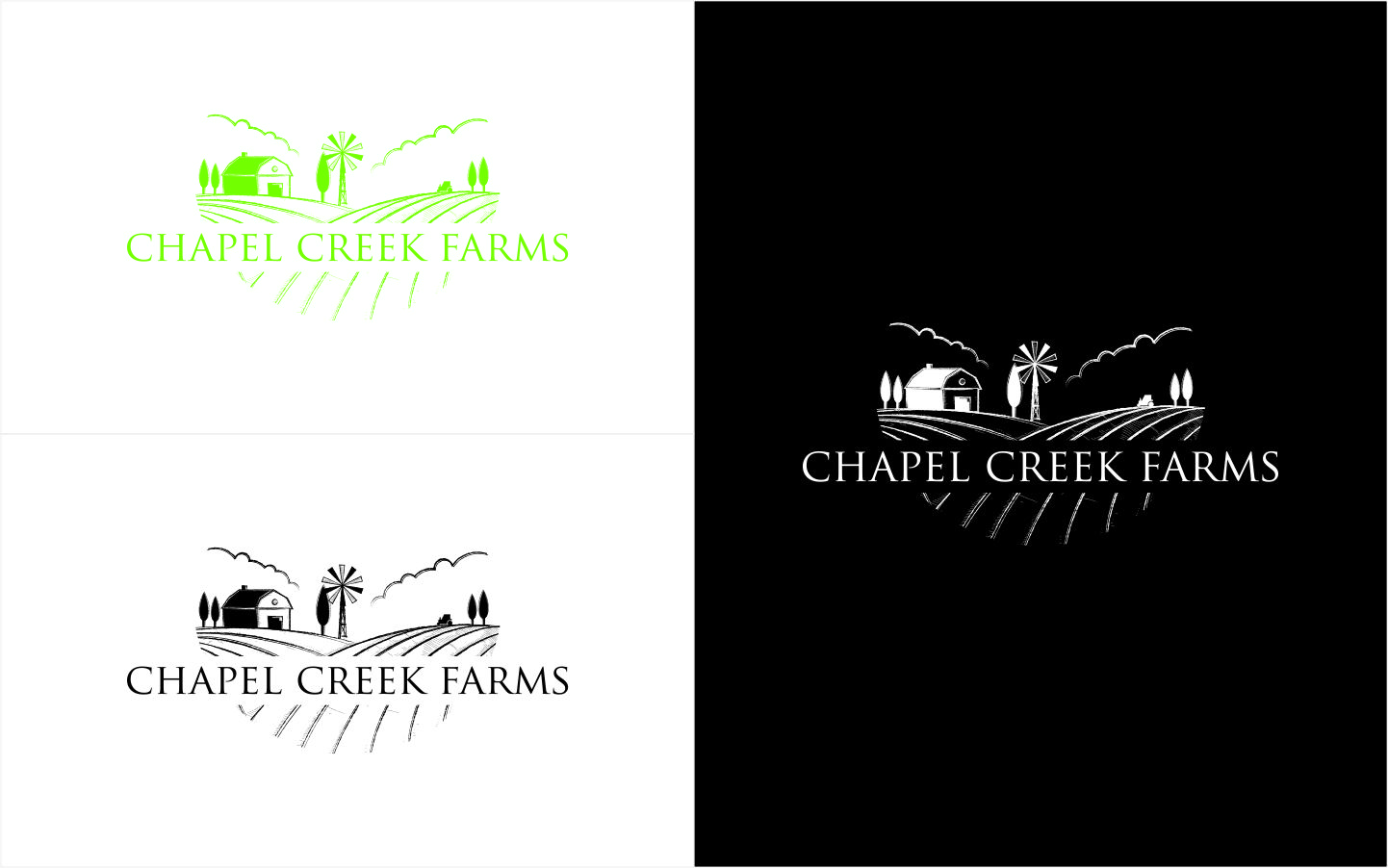 Diseño de Logo por DG para Chapel Creek Farms | Diseño #11444381