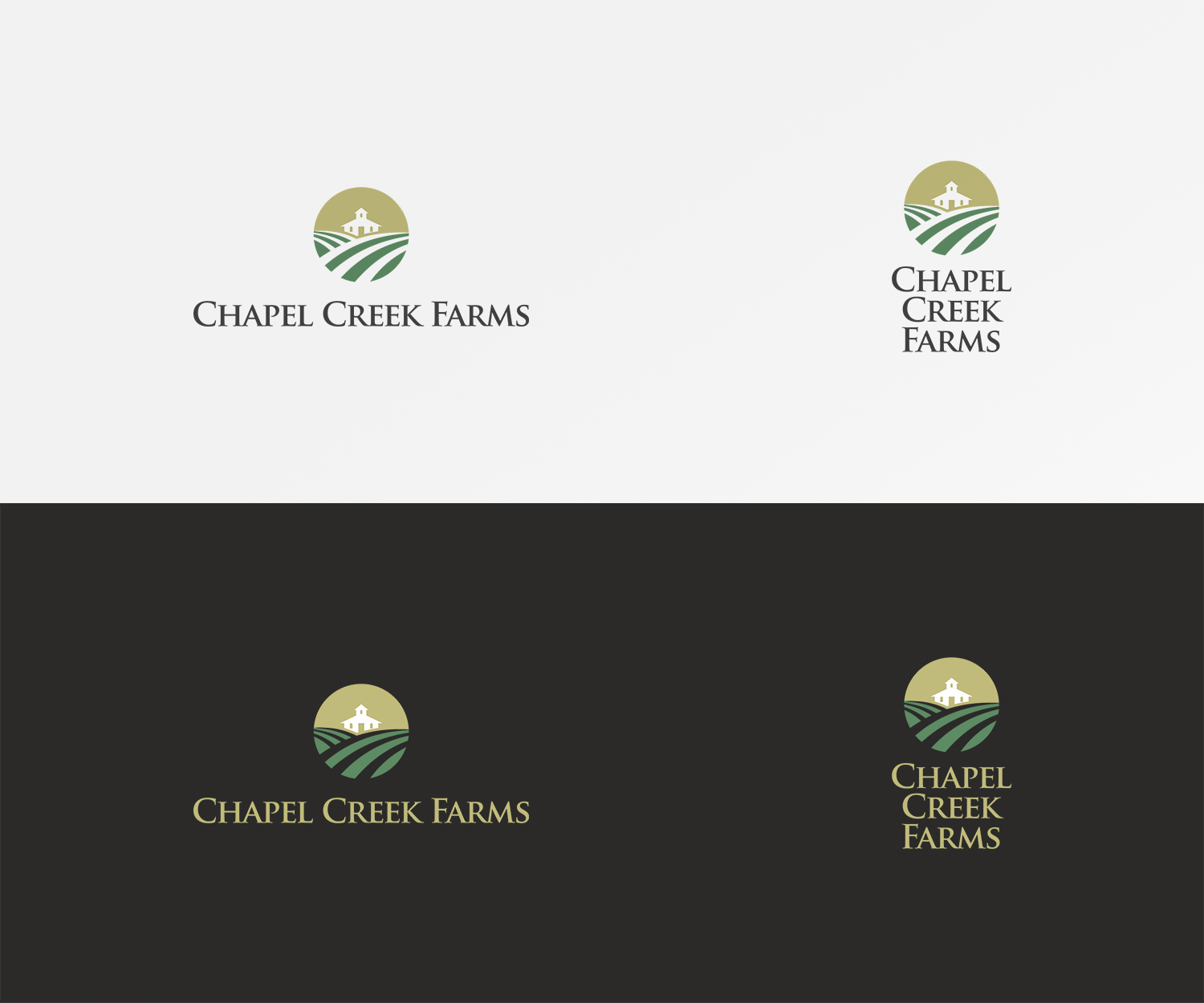 Diseño de Logo por logodentity para Chapel Creek Farms | Diseño #11445806