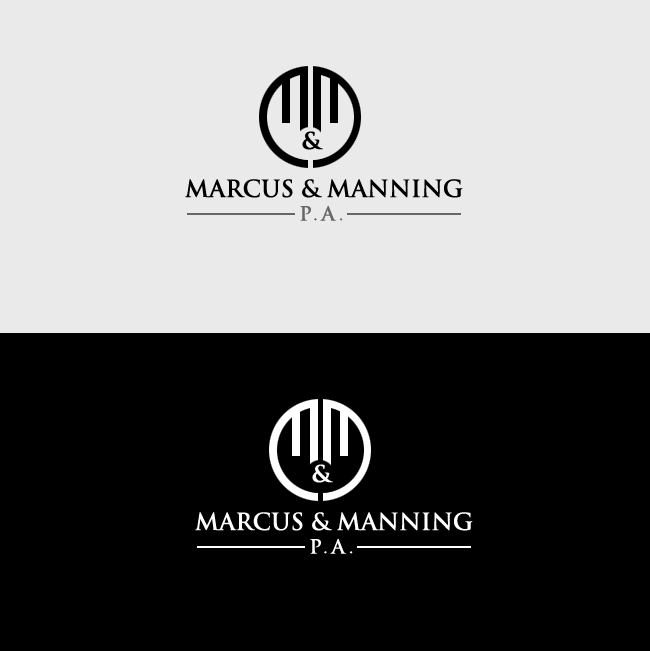 Logo Design by coolbizzsolution2014 for Marcus & Manning, P.A. | Design #11458630