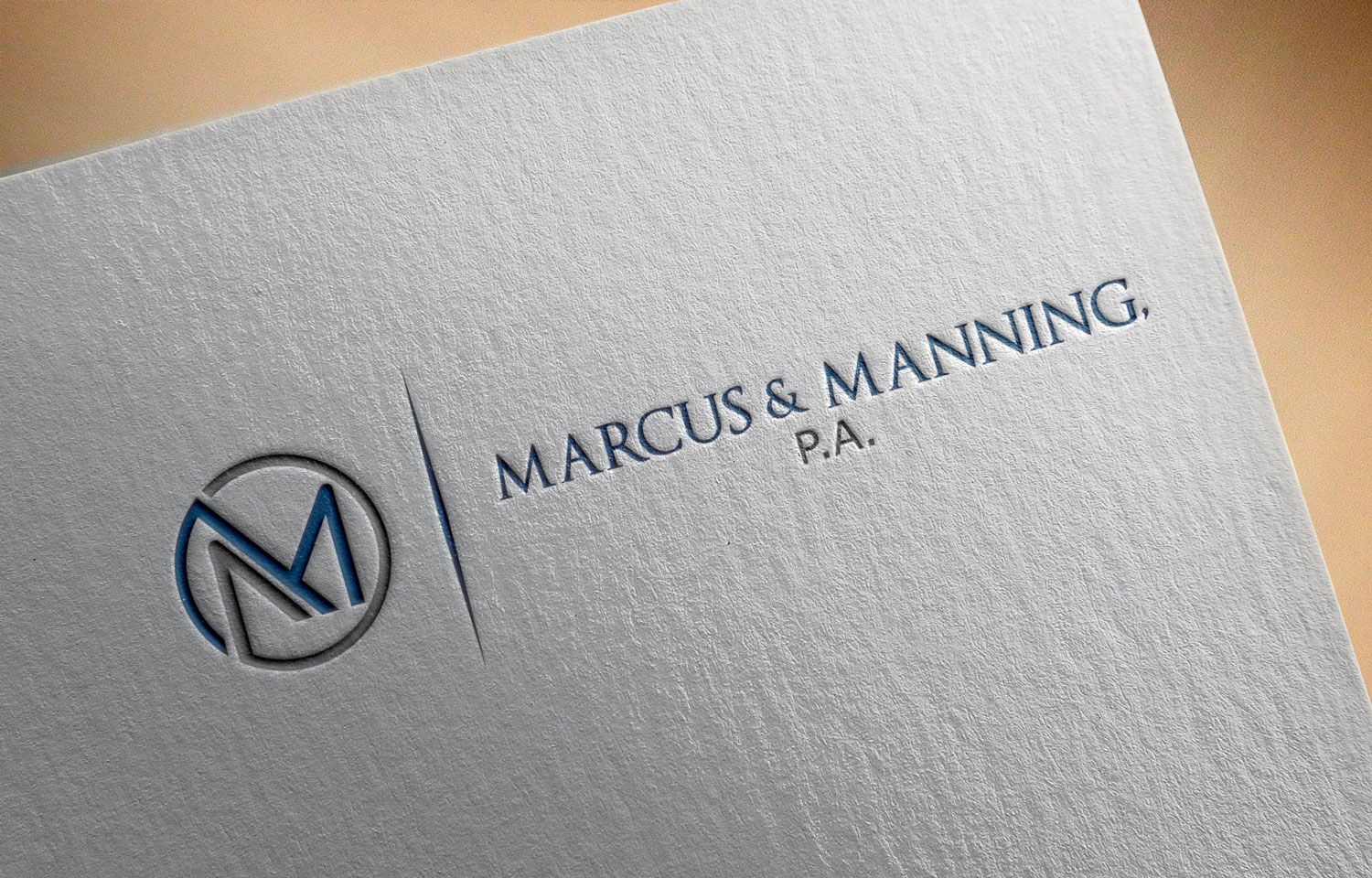 Logo Design by Sintegra for Marcus & Manning, P.A. | Design #11466849