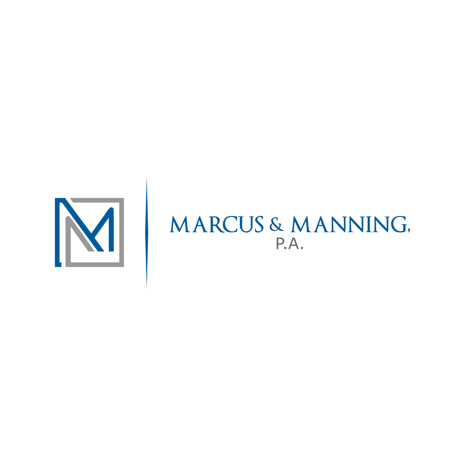 Logo Design by Sintegra for Marcus & Manning, P.A. | Design #11466936