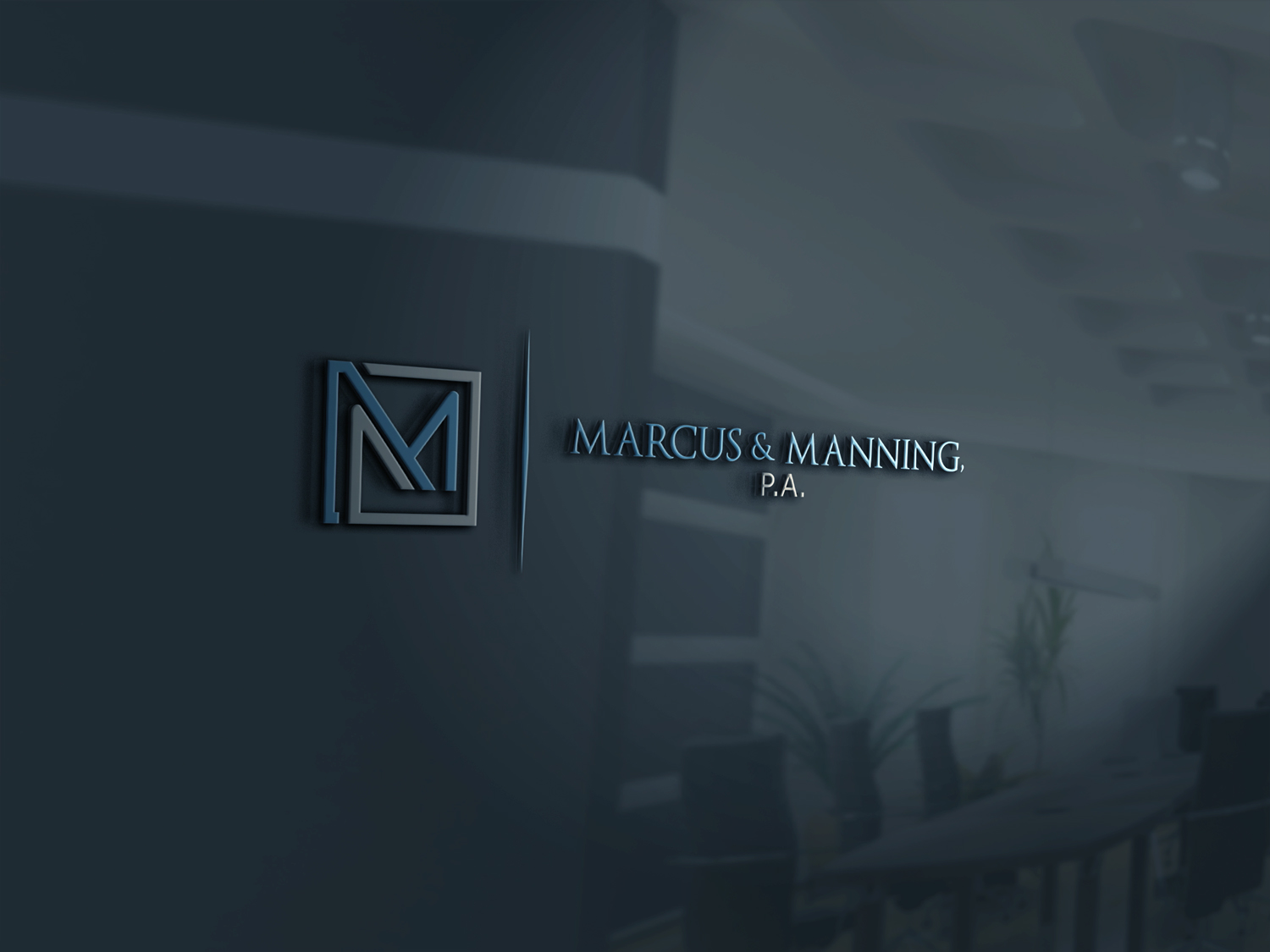 Logo Design by Sintegra for Marcus & Manning, P.A. | Design #11467051
