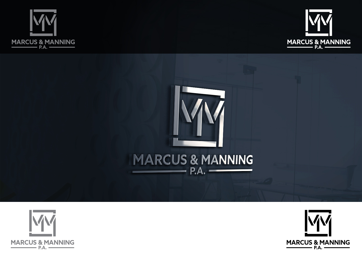 Logo Design by maria-kaz for Marcus & Manning, P.A. | Design #11470870