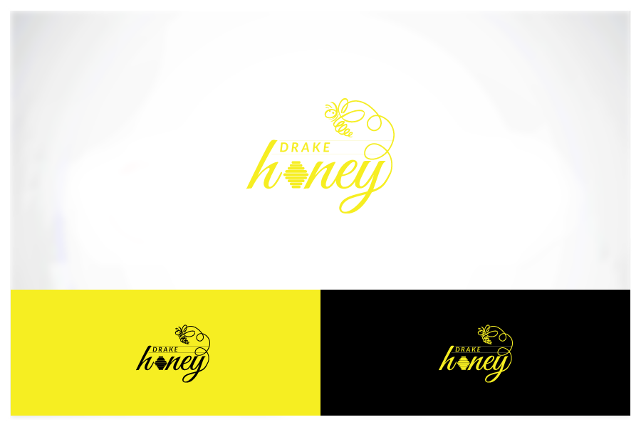 Logo Design by  Artman for Drake Honey | Design #11433728