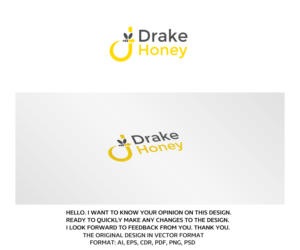 Logo Design by artsterdam for Drake Honey | Design: #11434179