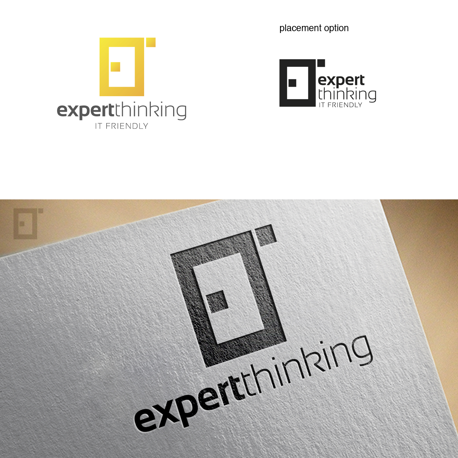 Diseño de Logo por uvelaiz para Expert Thinking | Diseño #11475806