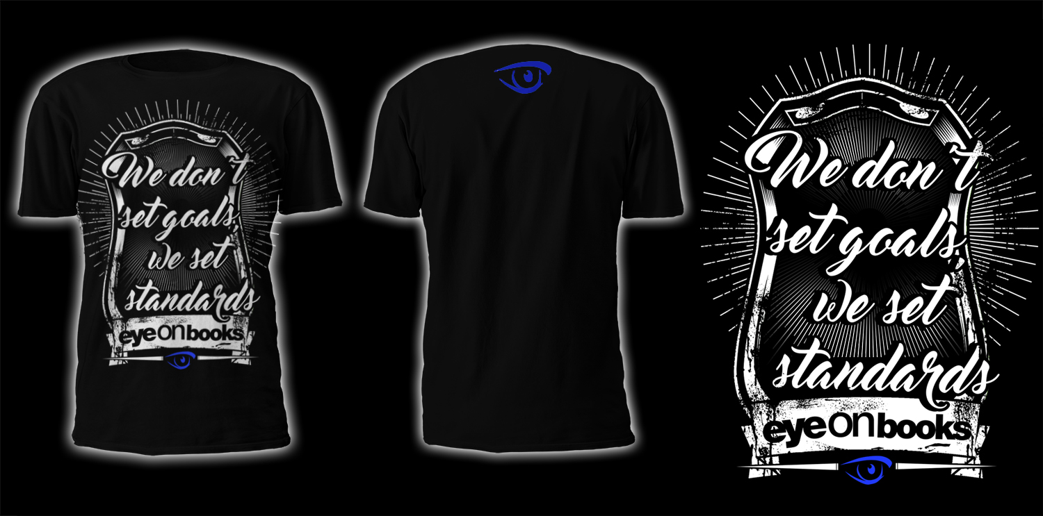 T-shirt Design by Nopips for Eye on Books | Design #11439799
