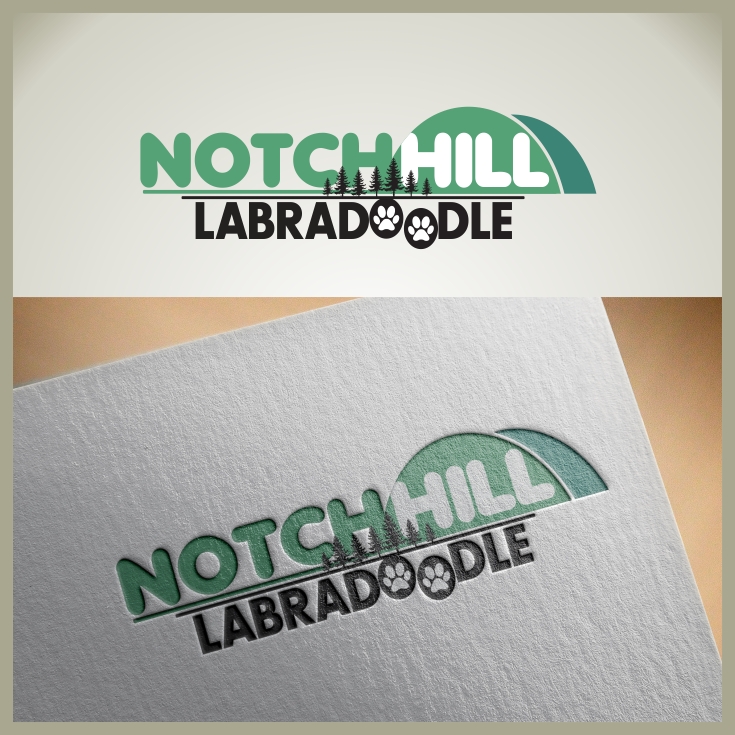Logo Design by reyes graphic design for Notch Hill Labradoodles | Design #11515363