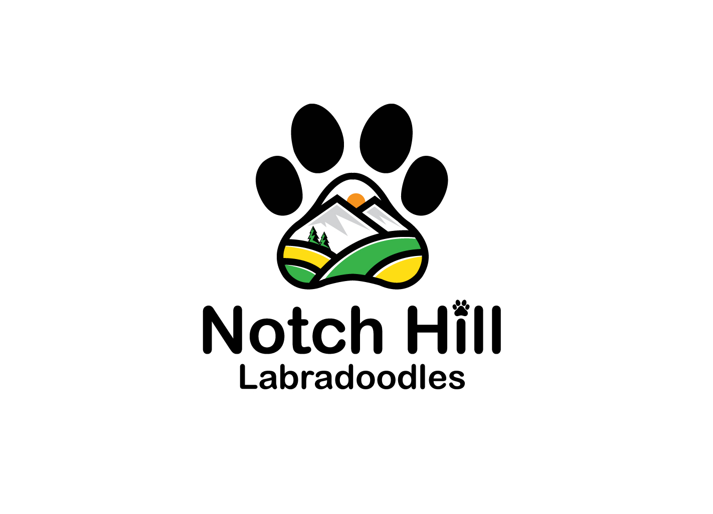 Logo-Design von creative.bugs für Notch Hill Labradoodles | Design #11447746