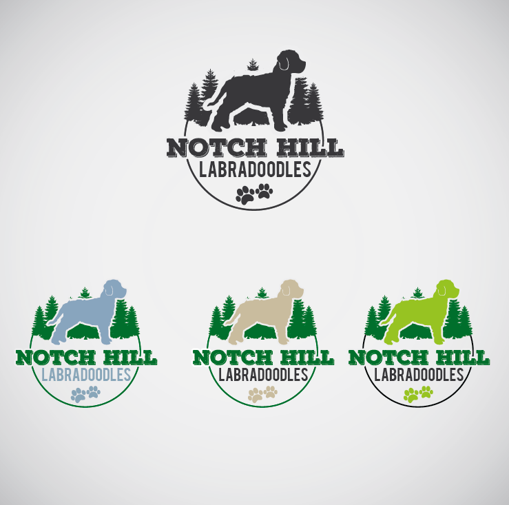Logo-Design von wow factory für Notch Hill Labradoodles | Design #11439292