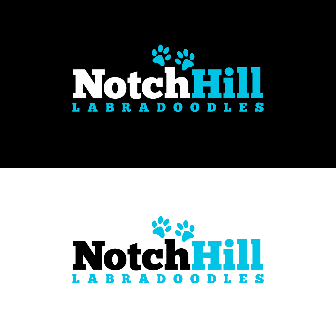 Logo-Design von Fanol Ademi für Notch Hill Labradoodles | Design: #11805503