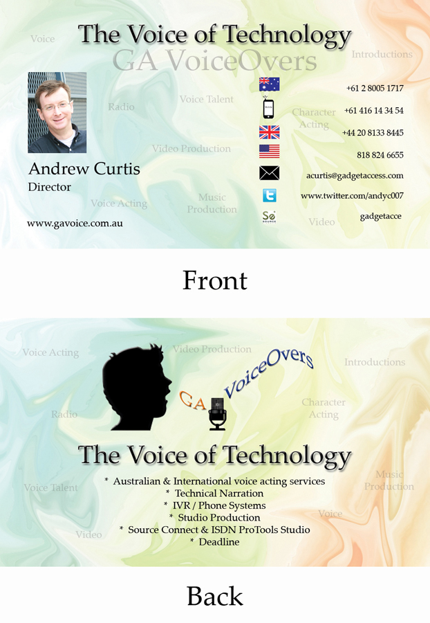 Diseño de Tarjeta de Presentación por  Ladyluck Innovations para Gadget Access | Diseño #2336967