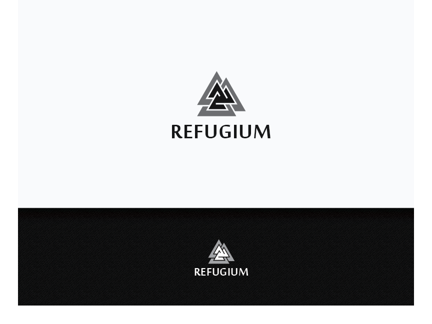 upmarket bold clothing logo design for refugium by jaime sp