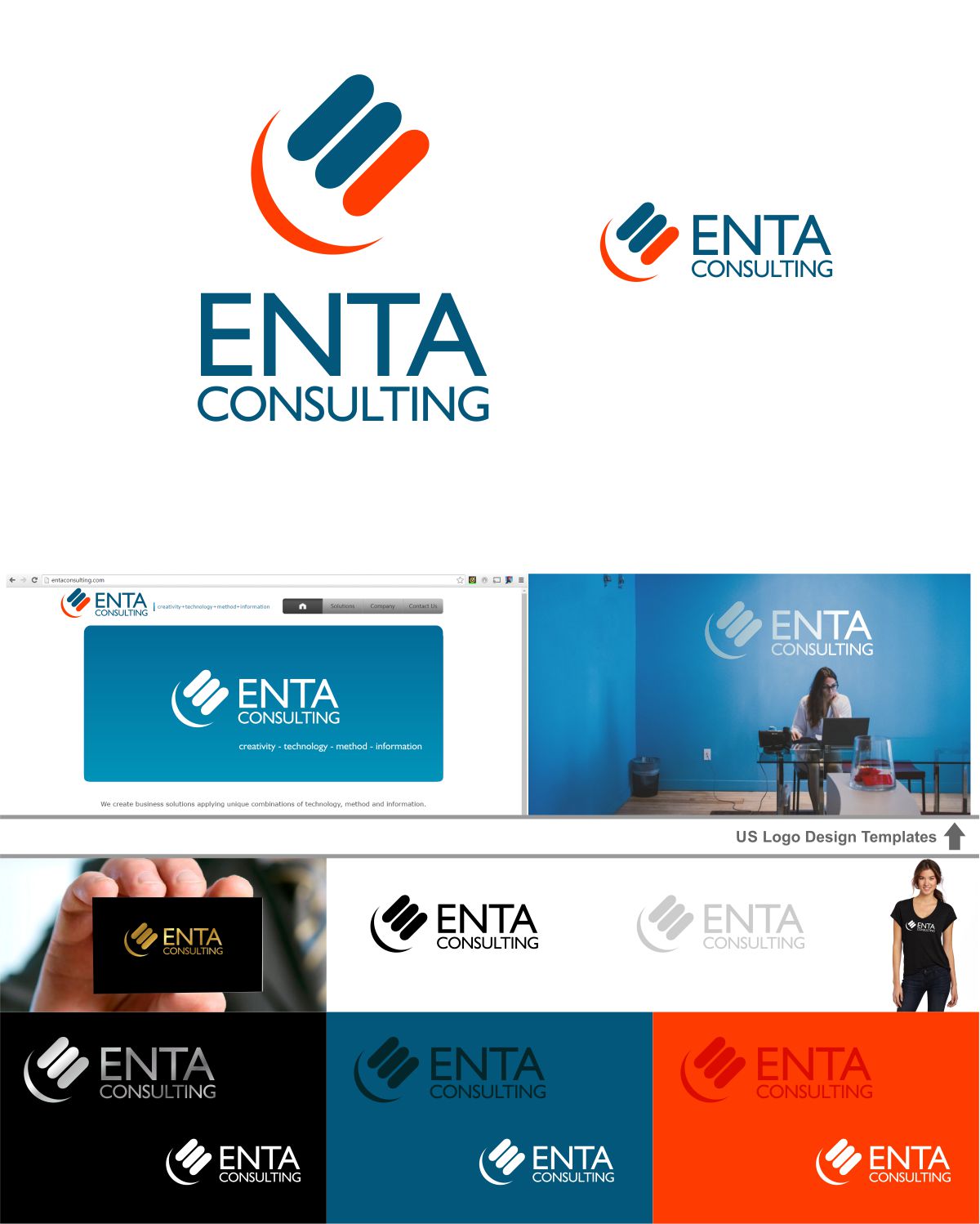 Logo Design by DesignMX (Renan Mejia) for Enta Consulting | Design #11521463