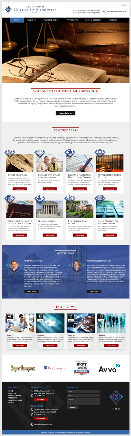 Web Design by -Marc- for this project | Design #11569321