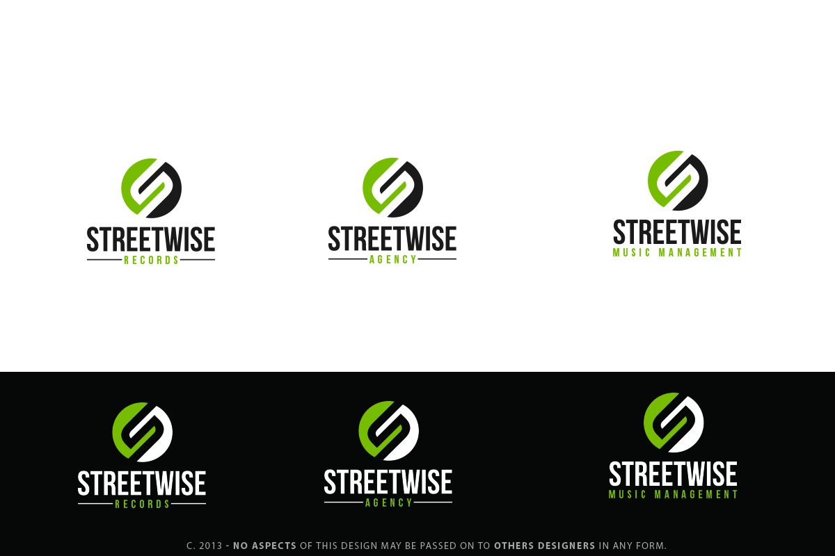 Logo Design by Senseless for Streetwise music managment | Design #2322798