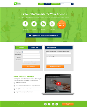 Web Design by AVROM for PatWoW | Design: #2340592