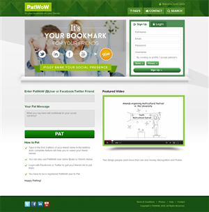 Web Design by Mayank Patel for PatWoW | Design: #2349730
