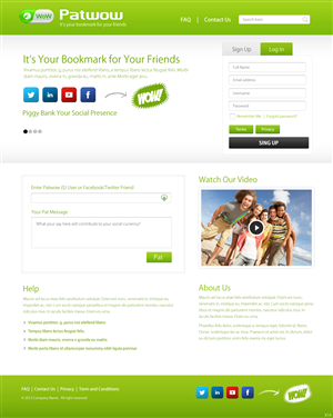Web Design by pb for PatWoW | Design: #2327992