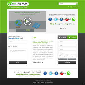 Web Design by pb for PatWoW | Design: #2327996