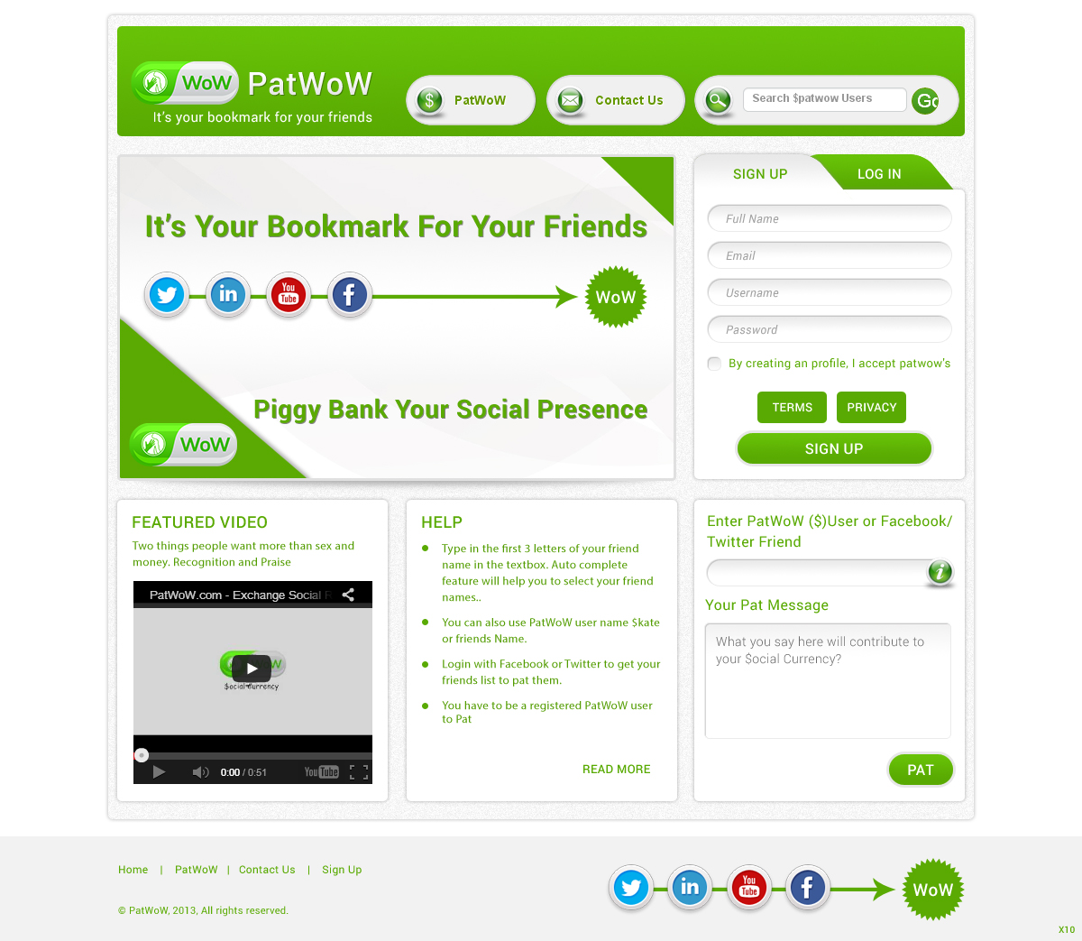 Web Design by pb for PatWoW | Design #2332103