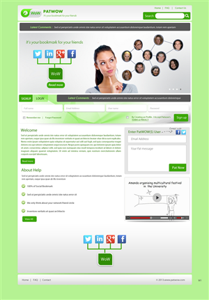 Web-Design von pb für PatWoW | Design: #2377578