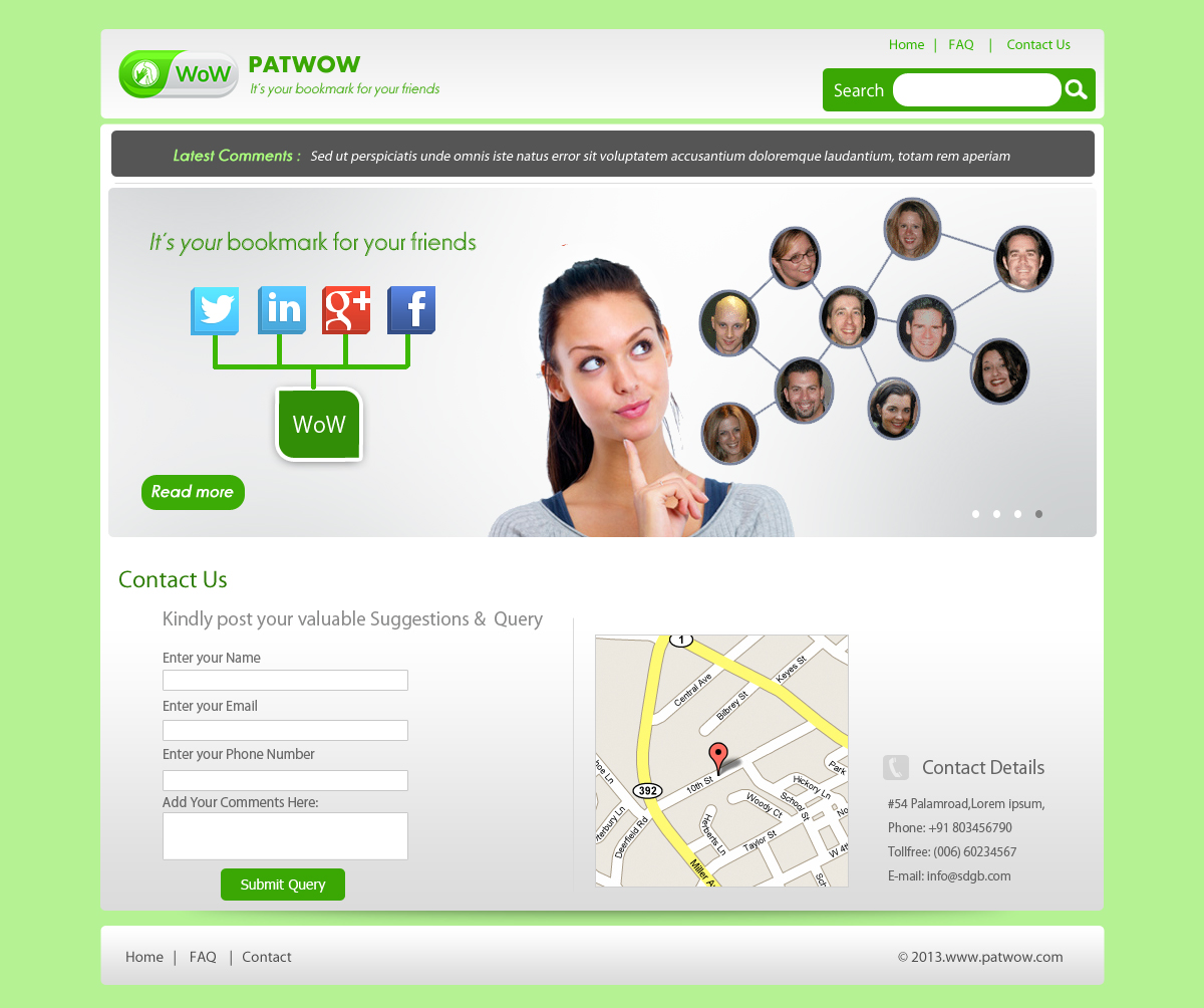 Diseño Web por pb para PatWoW | Diseño #2392941