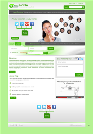 Web-Design von pb für PatWoW | Design: #2392951