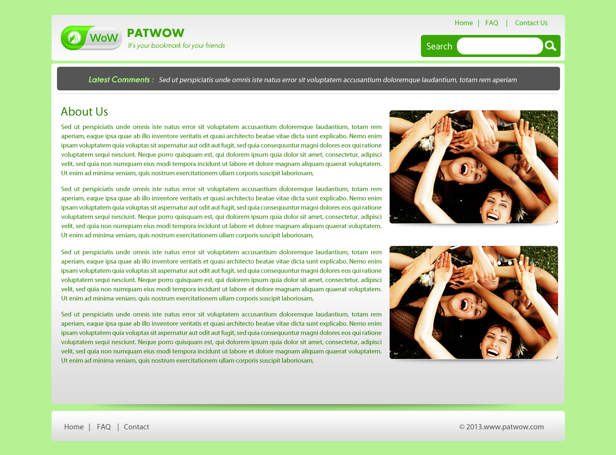 Diseño Web por pb para PatWoW | Diseño #2435298