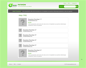 Web-Design von pb für PatWoW | Design: #2435308