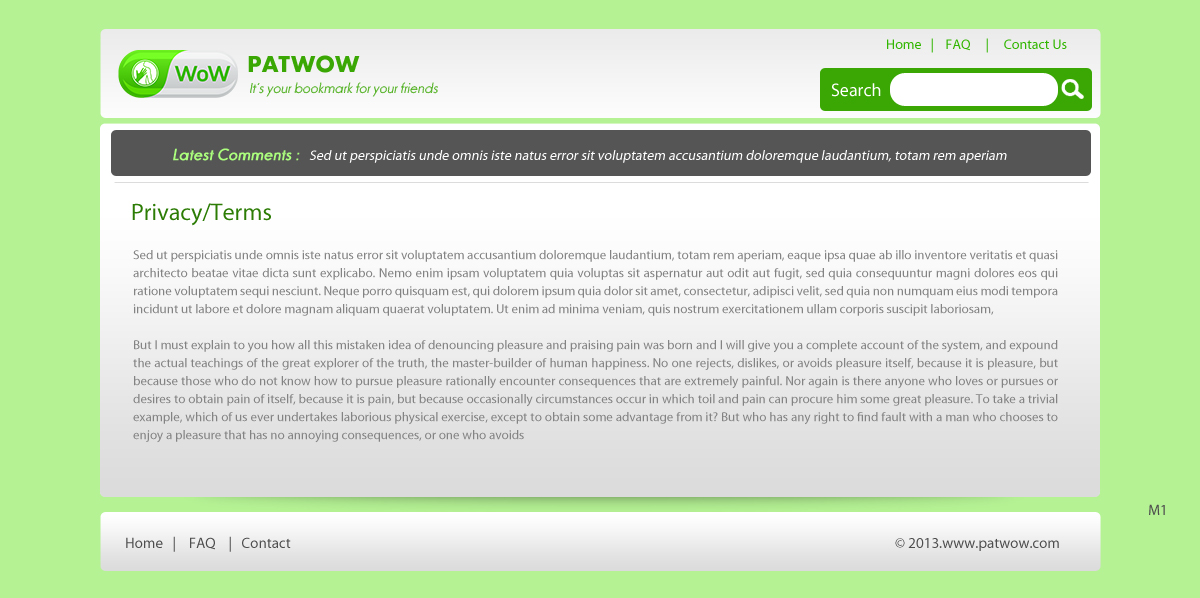 Web Design by pb for PatWoW | Design #2435311