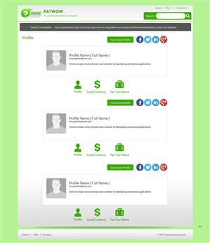 Web-Design von pb für PatWoW | Design: #2435313