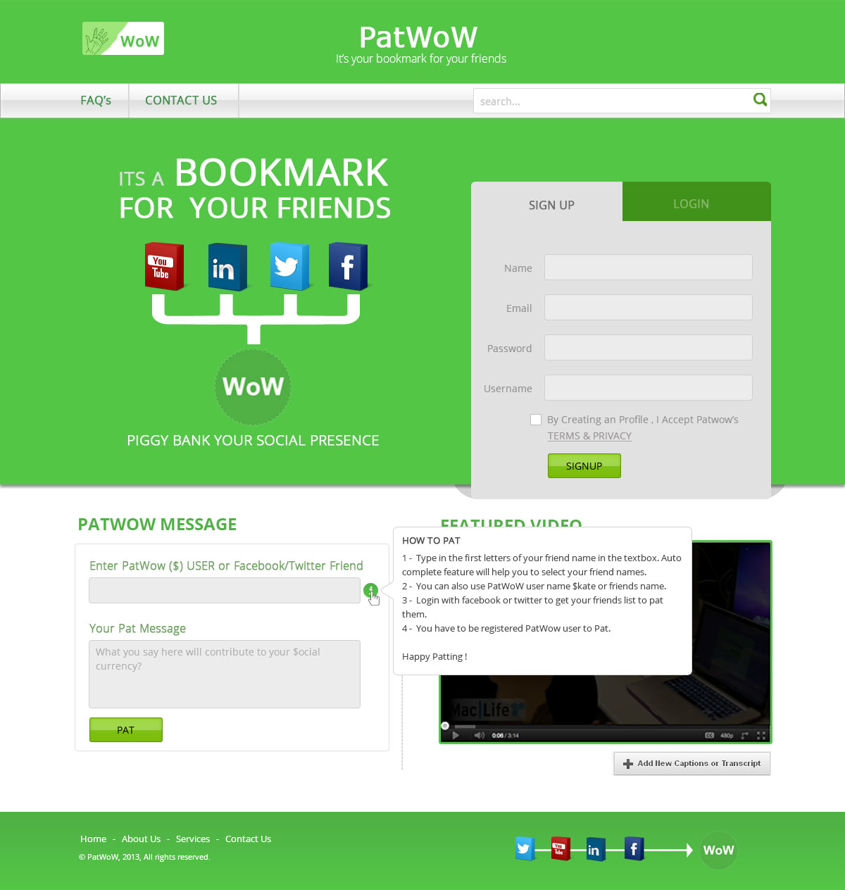 Web Design by TechWise for PatWoW | Design #2346121