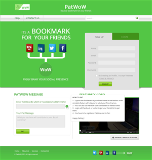 Web Design by TechWise for PatWoW | Design: #2346121