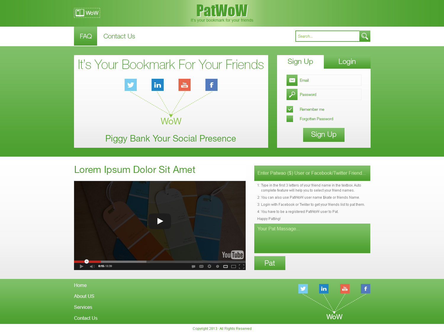 Web Design by TechWise for PatWoW | Design #2346128