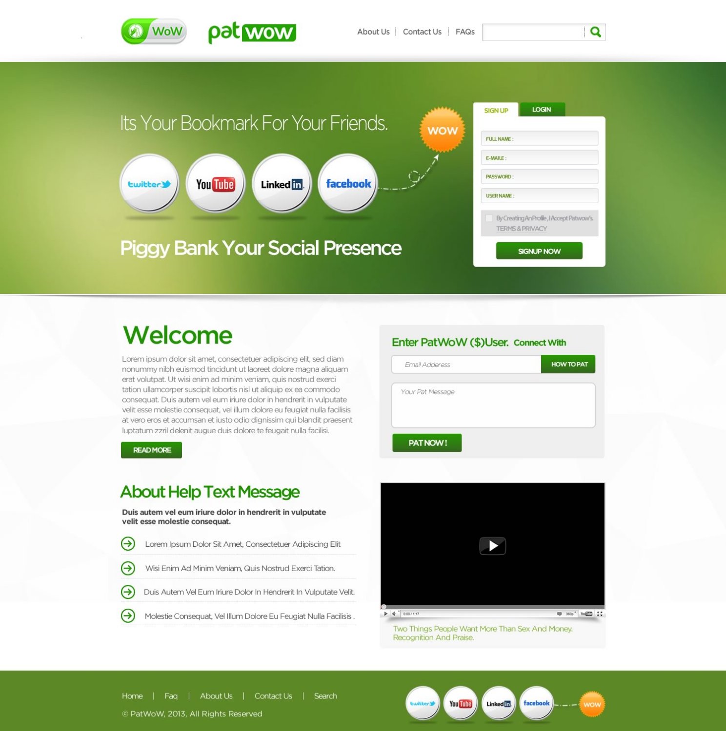 Web Design by TechWise for PatWoW | Design #2351721