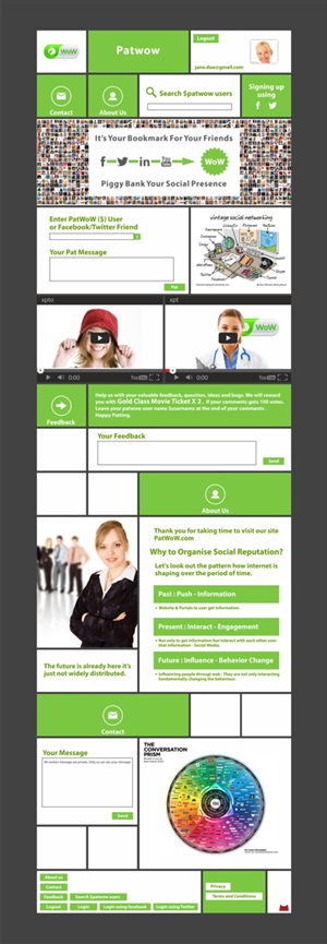 Web Design by IMAGE SOLUTION for PatWoW | Design: #2332558