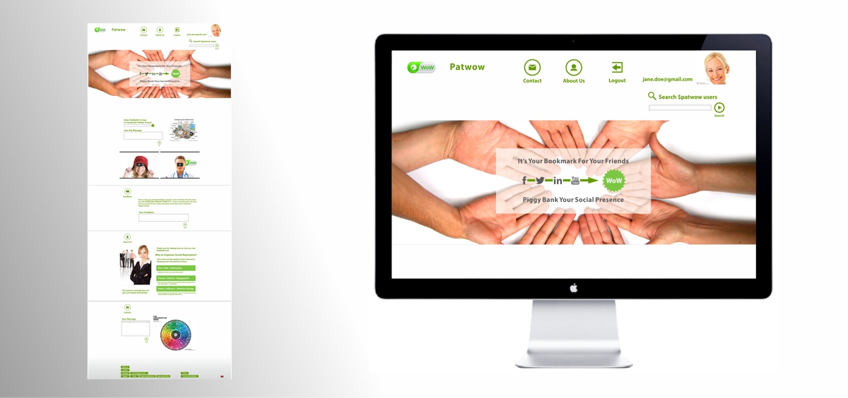 Web Design by IMAGE SOLUTION for PatWoW | Design #2340654
