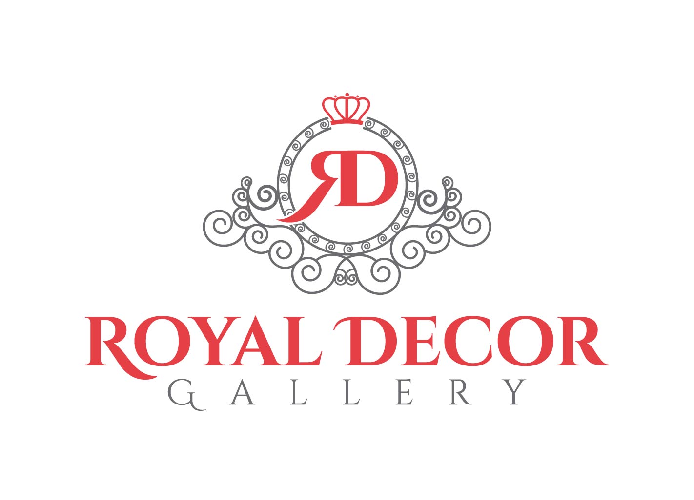Logo Design by creative.bugs for Royal decor gallery | Design #11468507