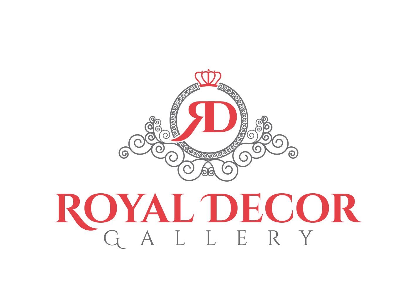 Logo Design by creative.bugs for Royal decor gallery | Design #11468508