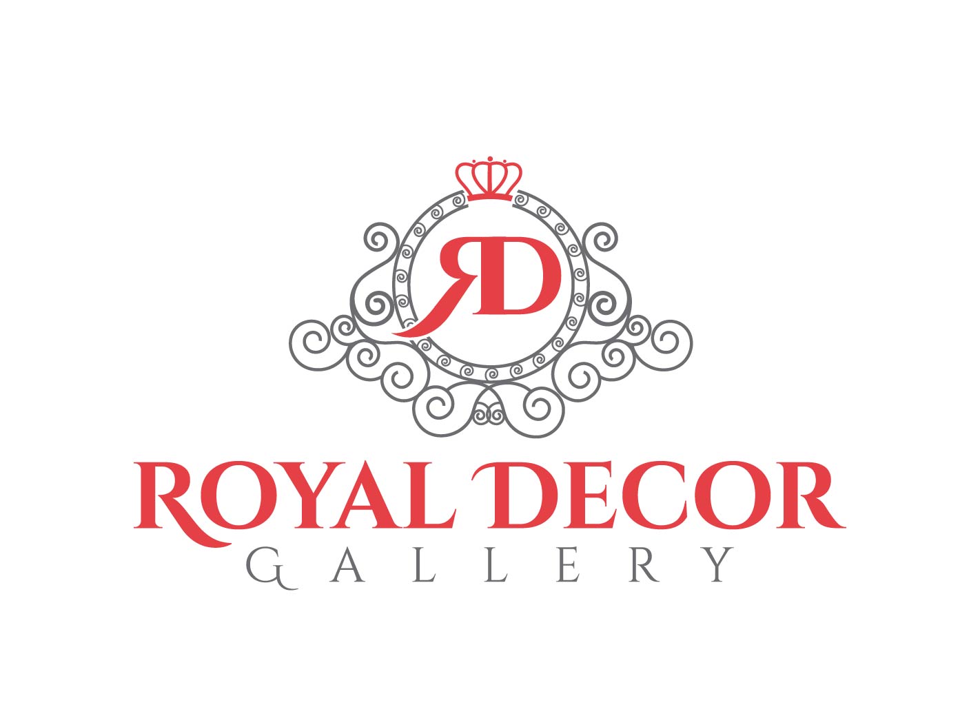Logo Design by creative.bugs for Royal decor gallery | Design #11468509