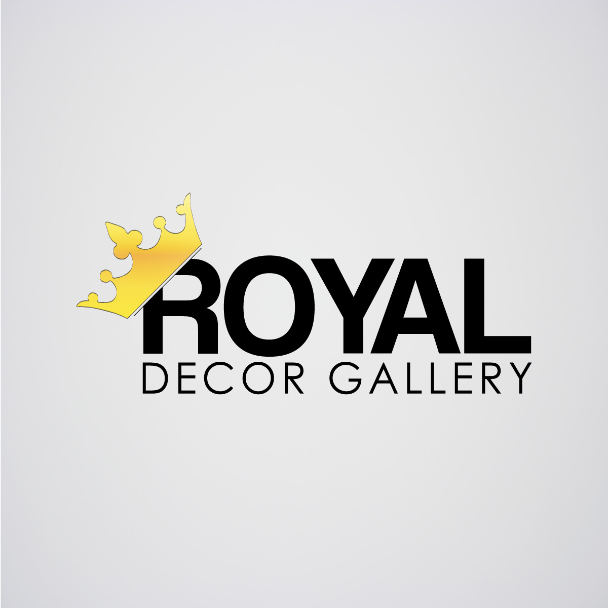 Logo Design by designworldbd for Royal decor gallery | Design #11499758