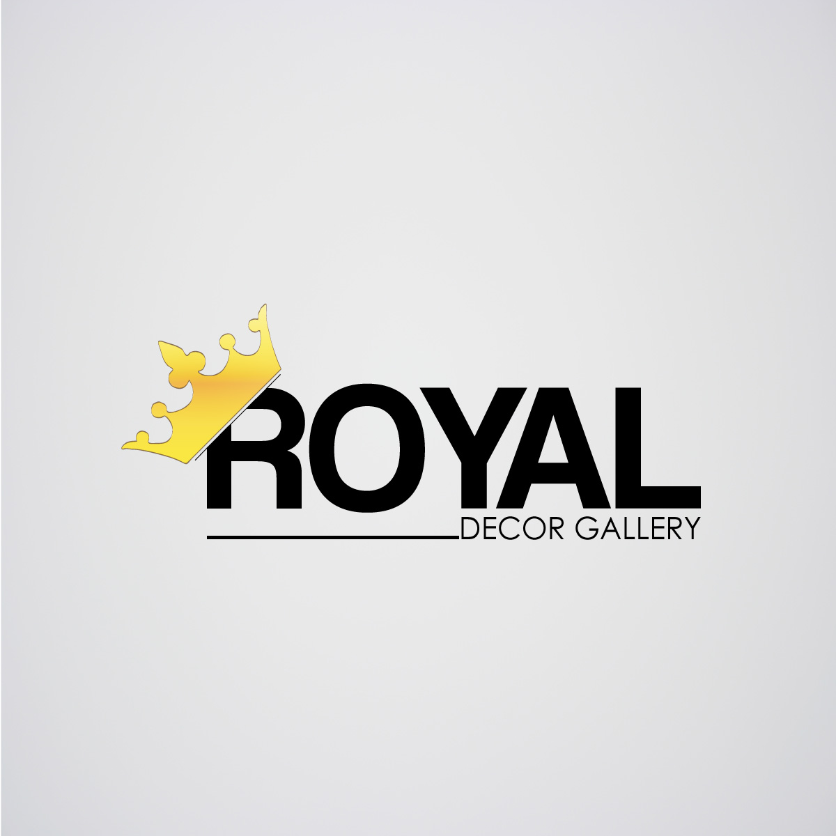 Logo Design by designworldbd for Royal decor gallery | Design #11499760