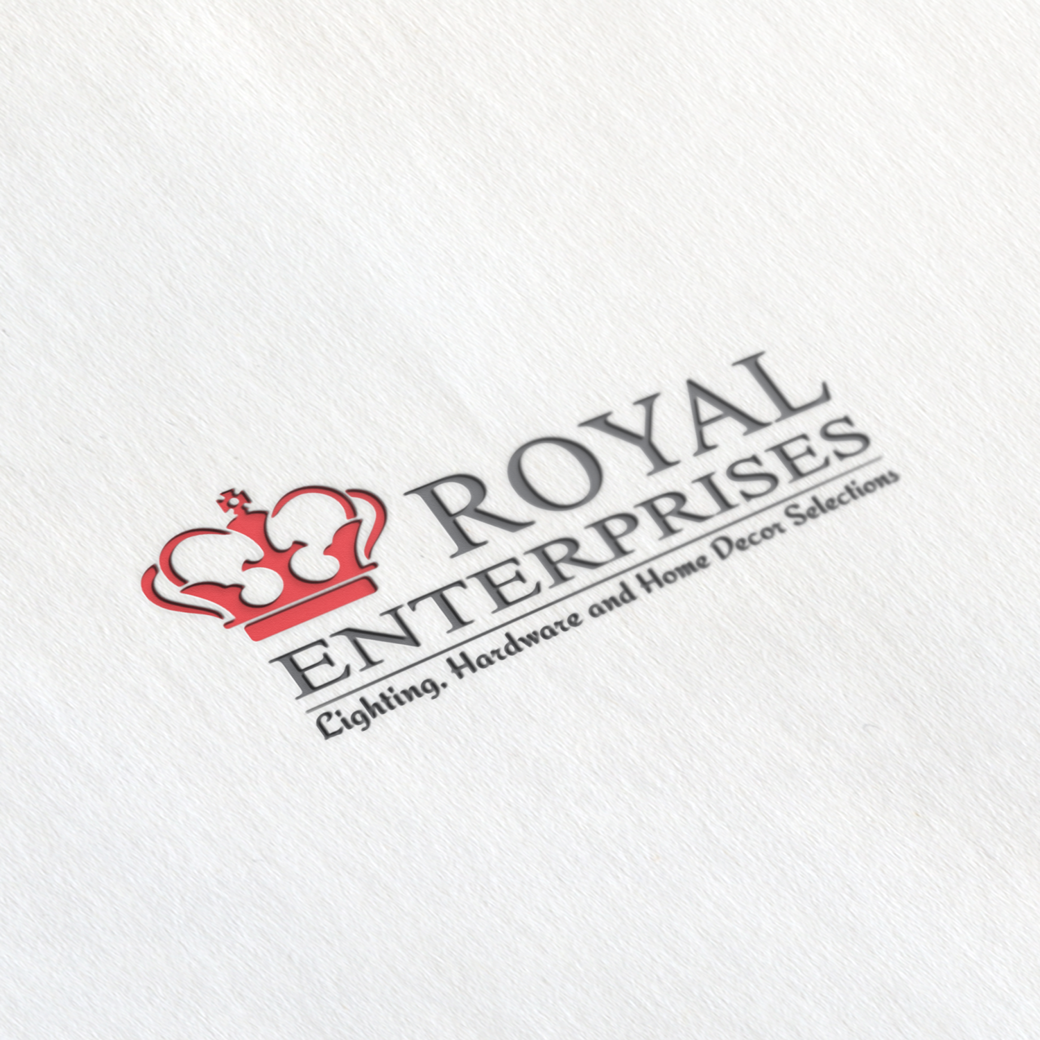 Logo Design by ouaker for Royal decor gallery | Design #11523191