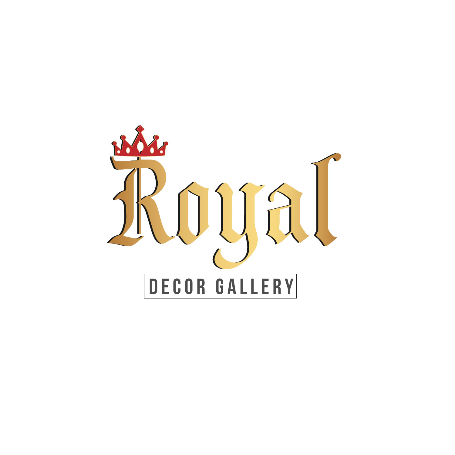 Logo Design by eema.naqvi for Royal decor gallery | Design #11504136