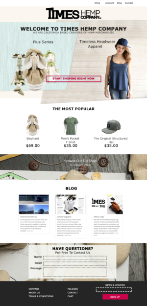 Web Design by Olia Kashyna