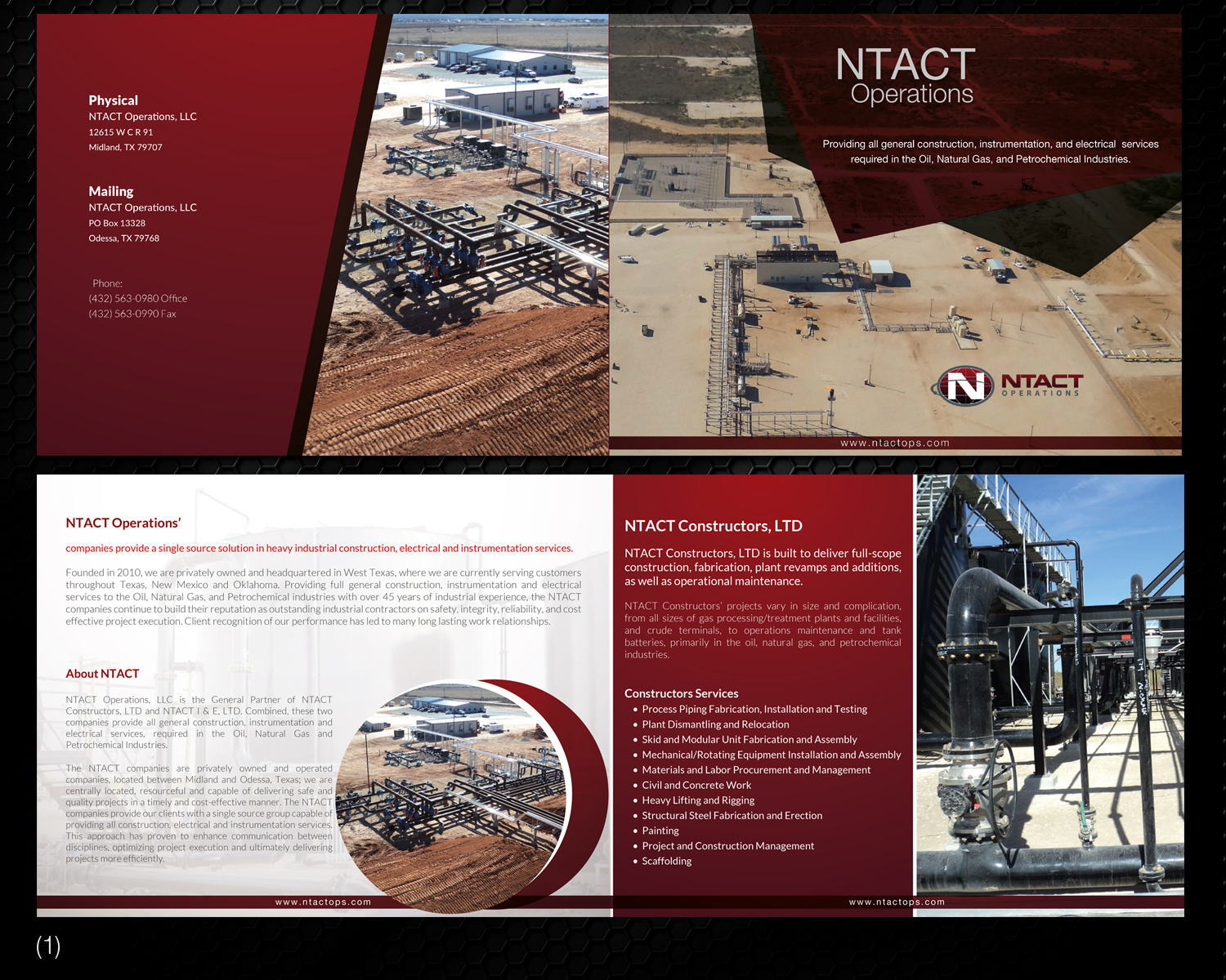 55 Professional Masculine Oil And Gas Brochure Designs for a Oil And