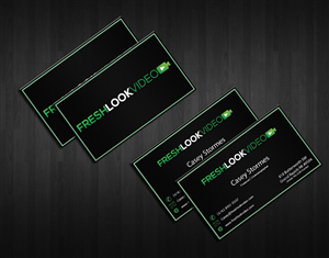 Visitenkarten-Design von  Sasko Kmetovich für Fresh Look Video | Design #2330595